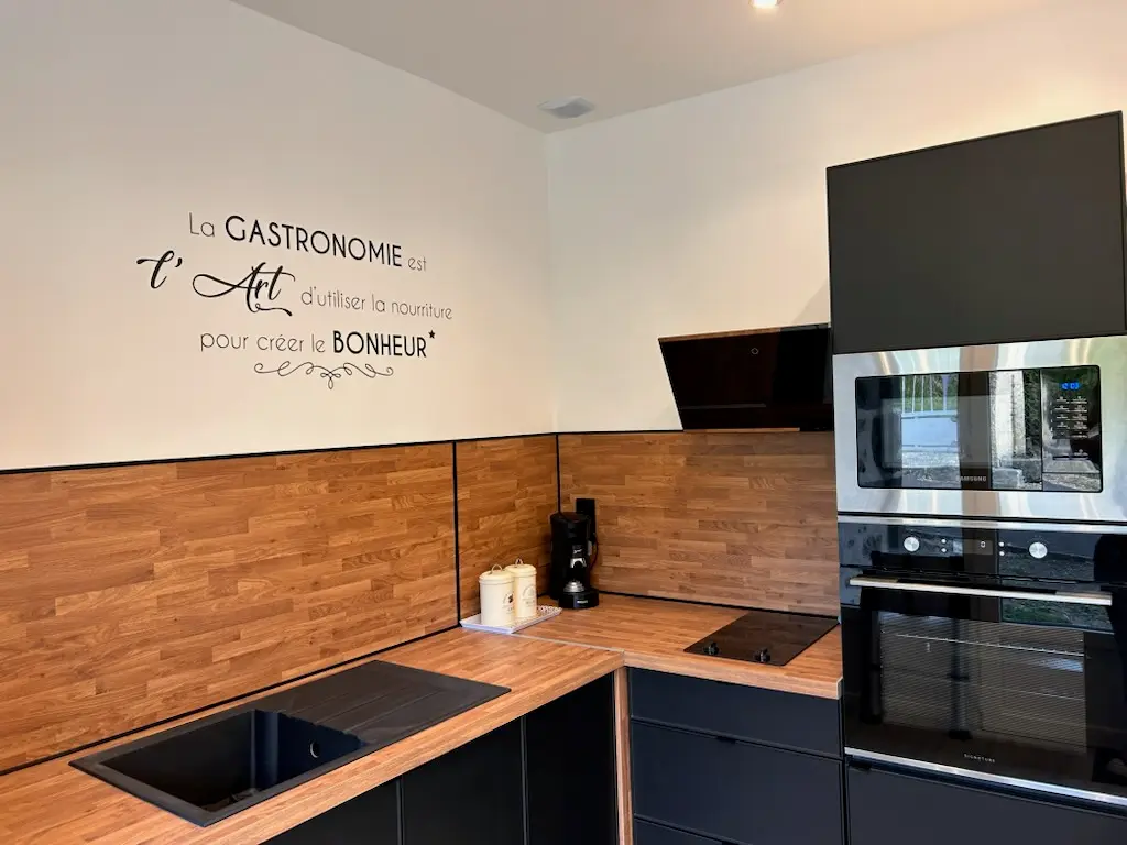 Autocolante de parede Citation La Gastronomie