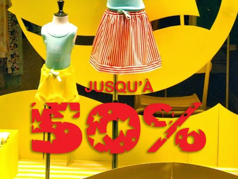 Autocolante para montra Jusqu'à Etoiles