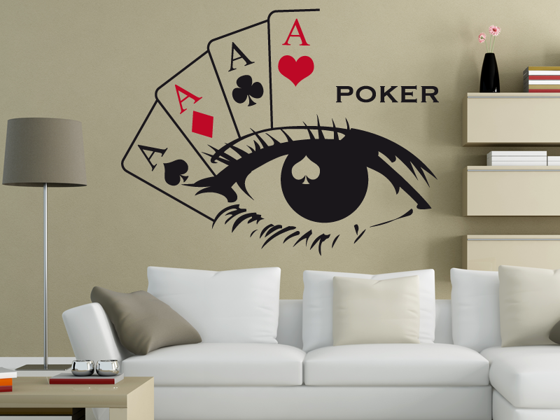 Autocolante de parede Poker Original