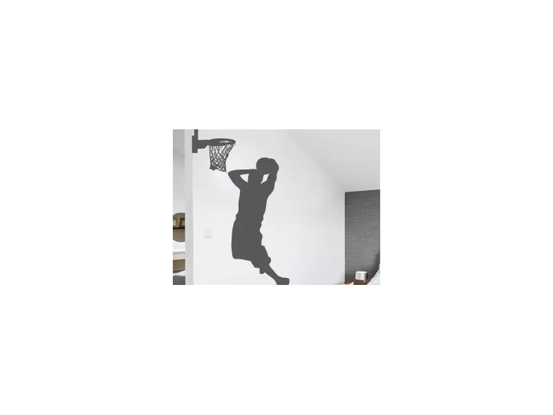 Autocolante Basket résultat en situation gros plan Autocolante Basket