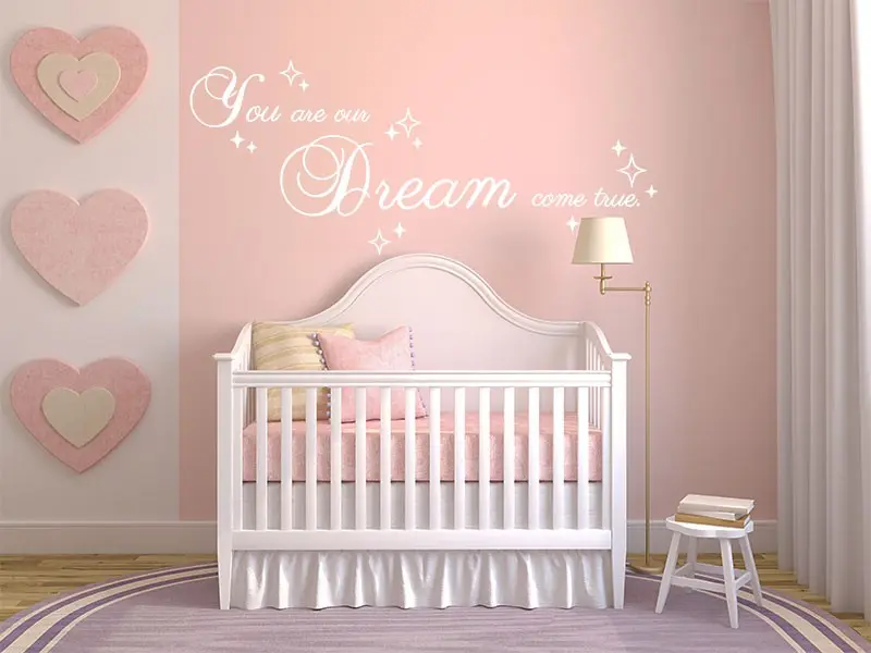 Autocolante You are our Dream come true résultat en situation