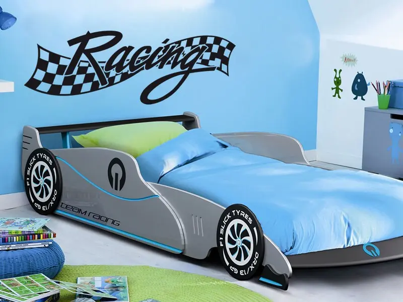 Autocolante Racing résultat en situation