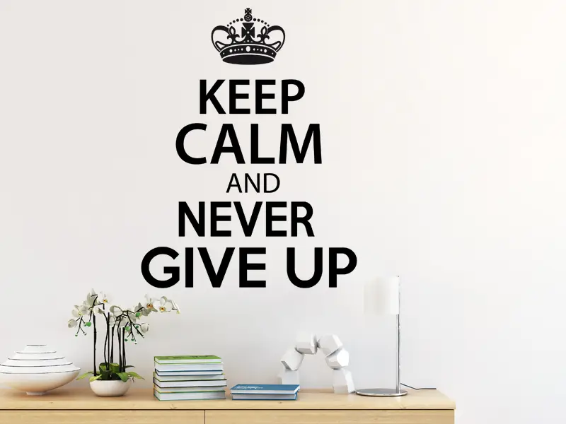Autocolante de parede Keep Calm Personalizado Autocolante de parede Keep Calm Personalizado