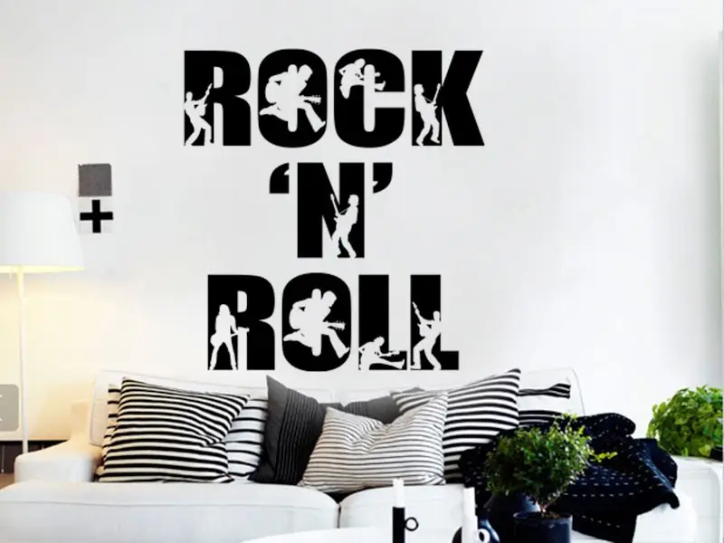 Autocolante Rock and Roll Autocolante Rock and Roll