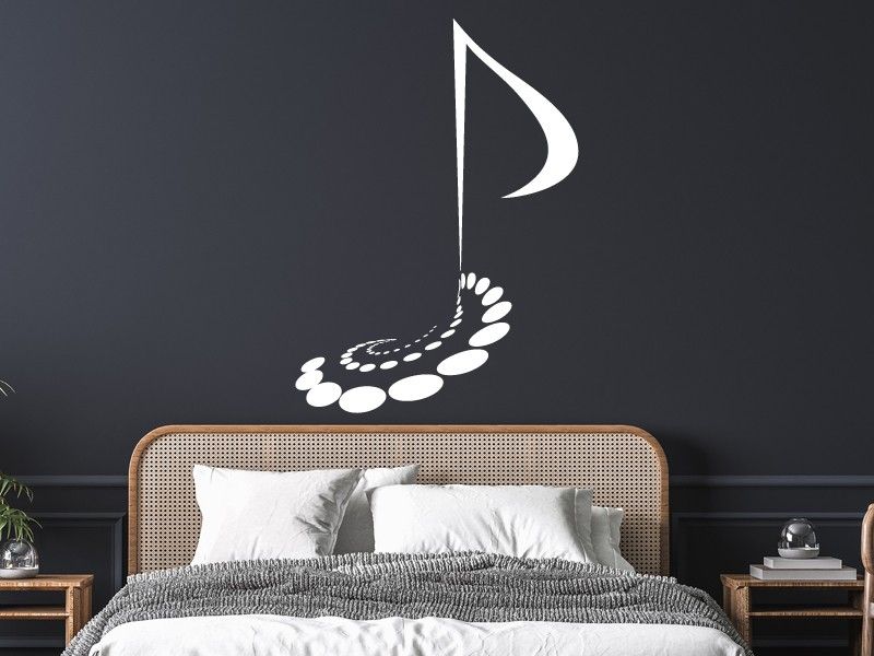 Autocolante de parede Nota de música Design