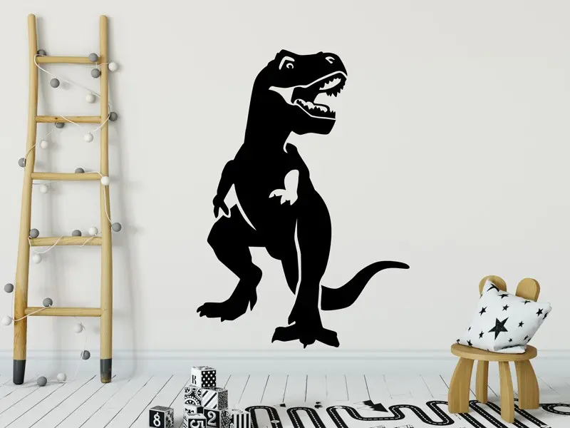 Sticker mural Dinosaures Dinosaure Tyrannosaure résultat en situation Sticker Dinosaure Tyrannosaure