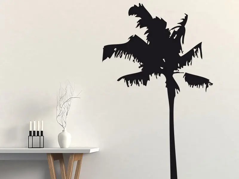 Sticker mural Stickers Arbres Arbre Palmier résultat en situation gros plan Sticker Arbre Palmier