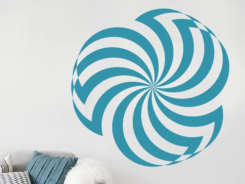 Autocolante Flore Ilusão résultat en situation gros plan Autocolante Flore Ilusão