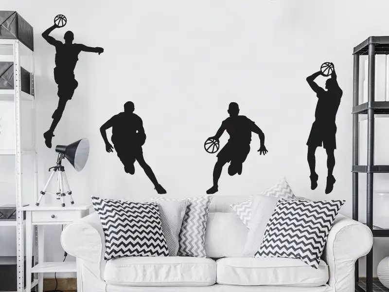 Autocolante Pack Jogadores Basket Ball Autocolante Pack Jogadores Basket Ball