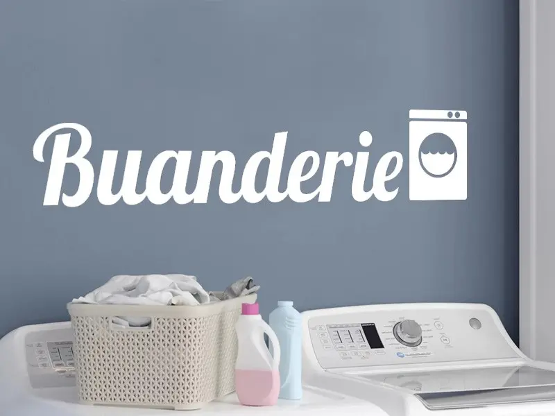 Sticker Buanderie 3