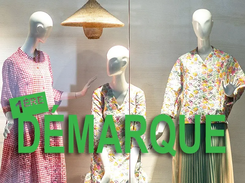 Sticker mural Saldos Démarque Simple résultat en situation Sticker Démarque Simple