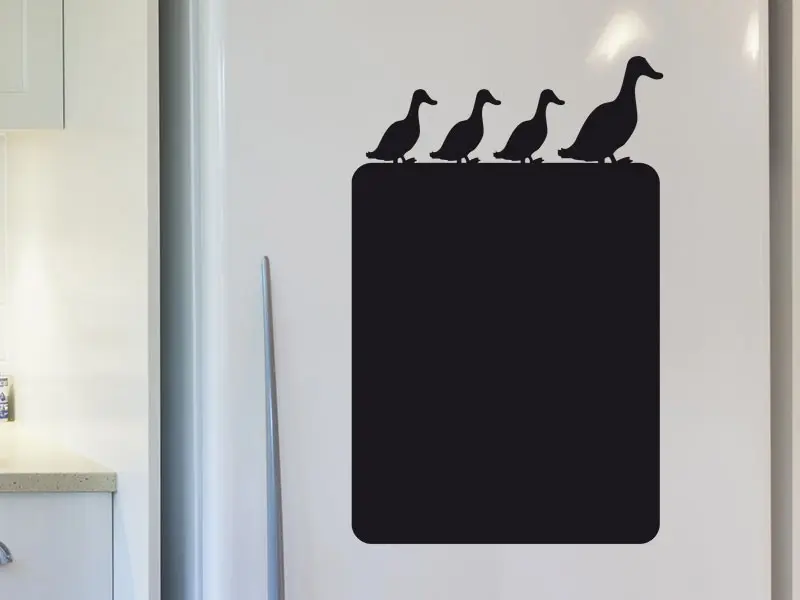 Sticker mural Ardoises Ardoise Canard résultat en situation gros plan Sticker Ardoise Canard