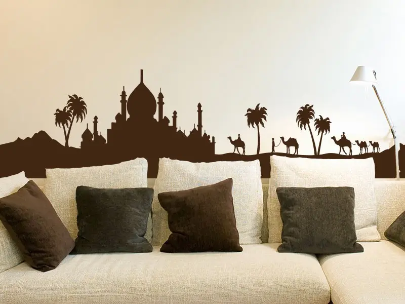 Sticker mural Paysages & Skylines Paysage Desert Sahara résultat en situation gros plan Sticker Paysage Desert Sahara