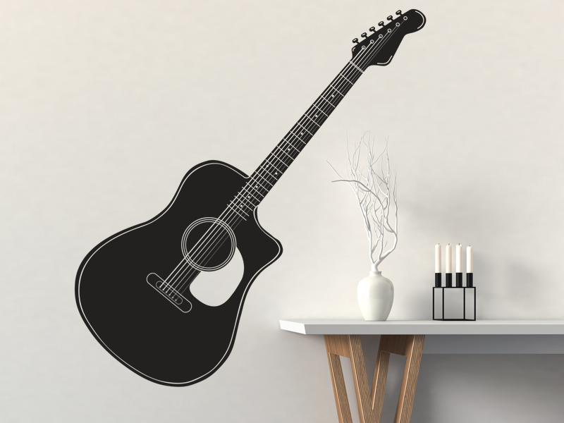 Autocolante de parede Guitarra Clàssica