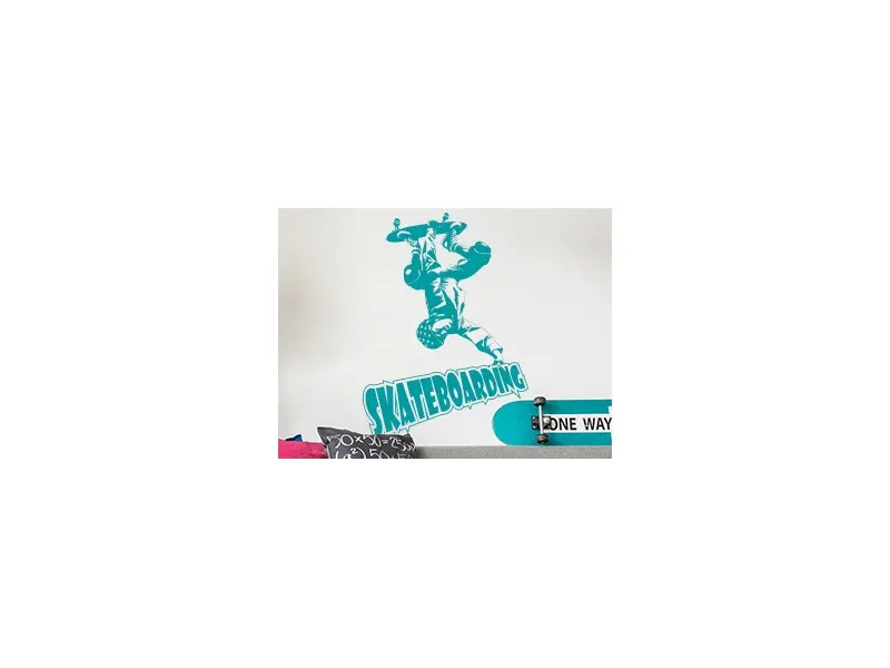 Autocolante de parede Skateboarding