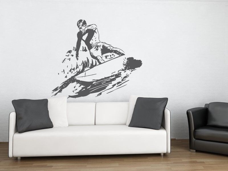 Autocolante de parede Surfer