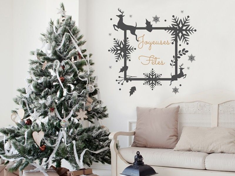 Autocolante de parede Quadro de Natal Decorativo