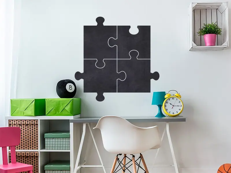 Sticker Ardoise Puzzle