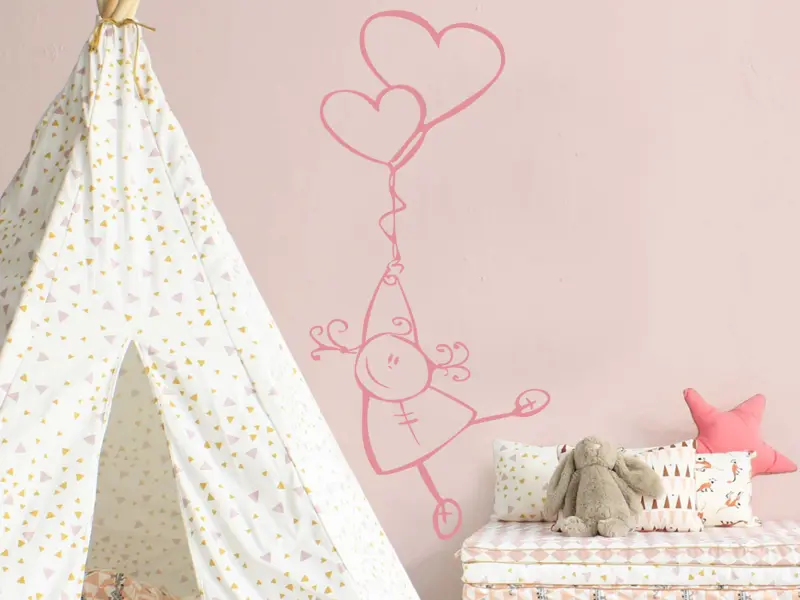 Autocolante Fada Balão résultat en situation Autocolante Fada Balão résultat en situation