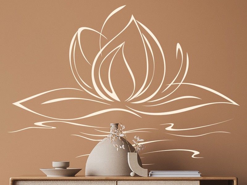 Sticker Fleur de Lotus