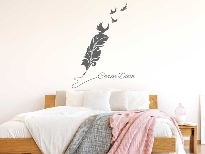 Sticker Plume Texte