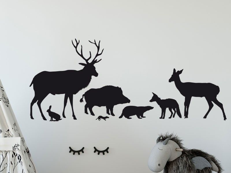 Sticker Animaux de la forêt et de la chasse