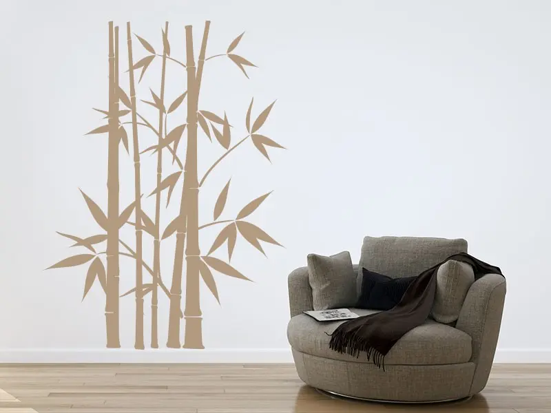 Autocolante Bambu 9 résultat en situation Autocolante Bambu 9 résultat en situation