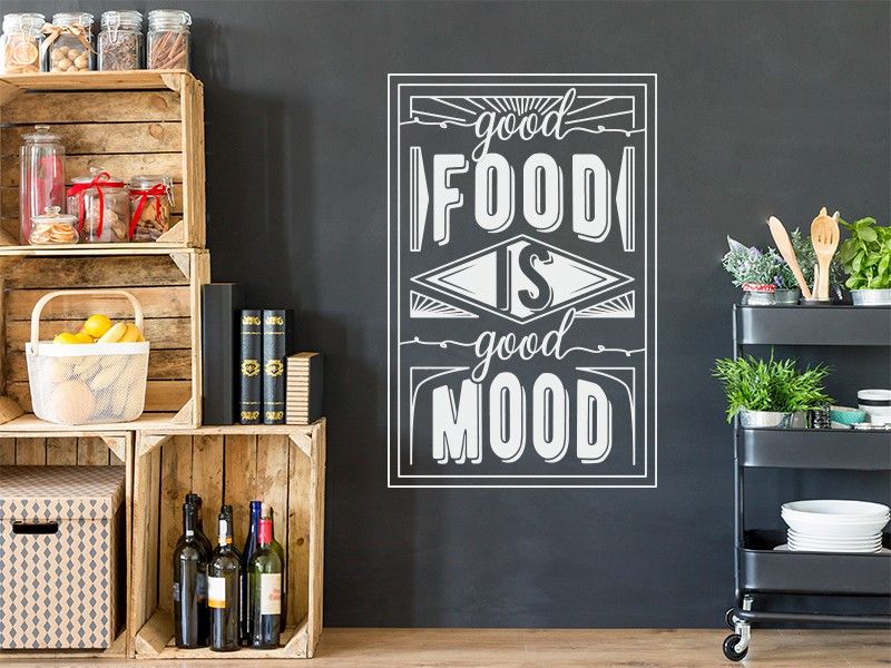 Autocolante de parede Good Food is Good Mood