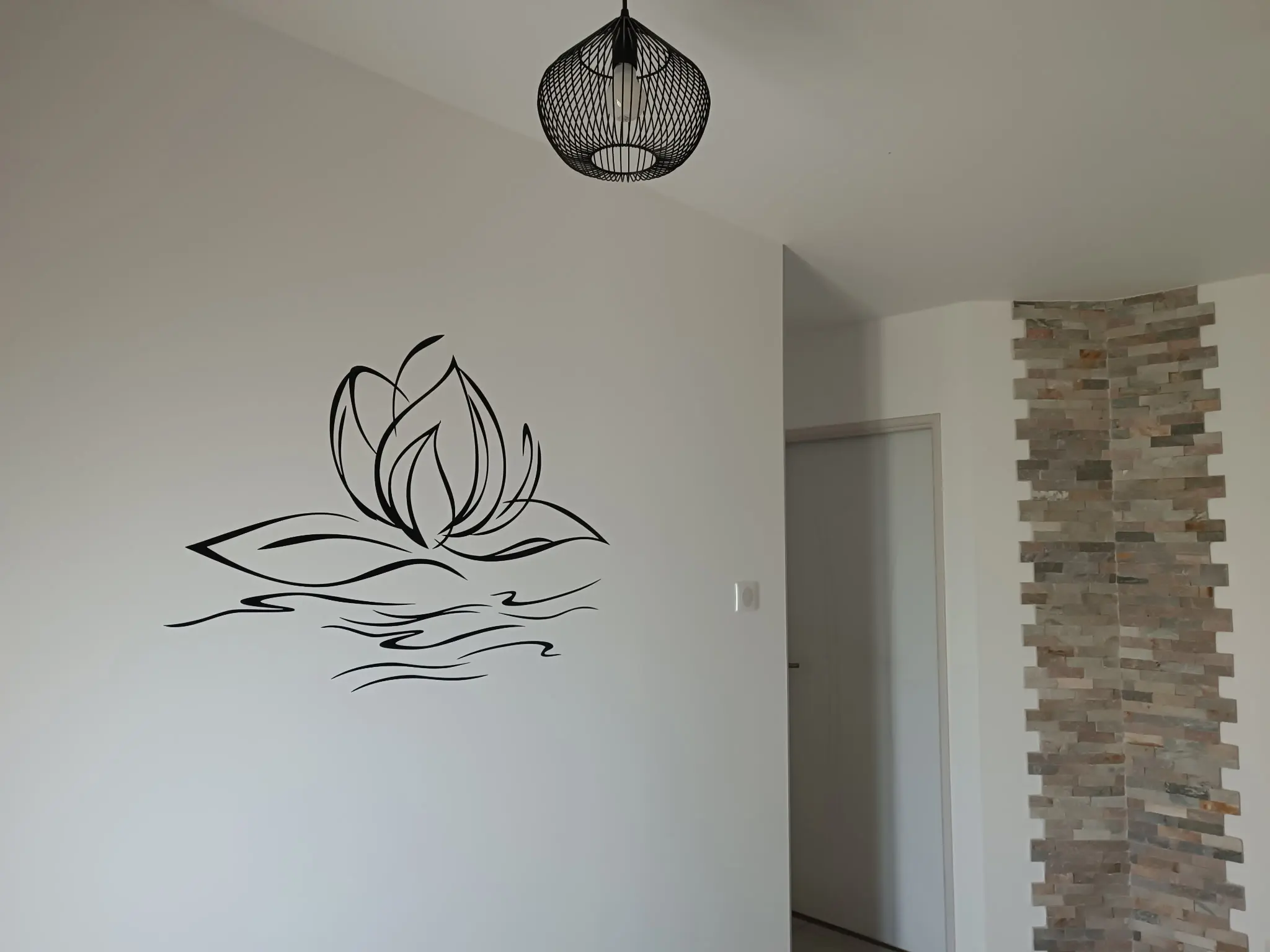 Sticker mural Fleur de Lotus