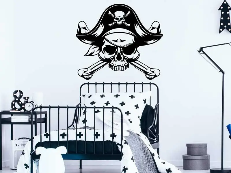 Sticker Pirate Tête de mort Sticker Pirate Tête de mort
