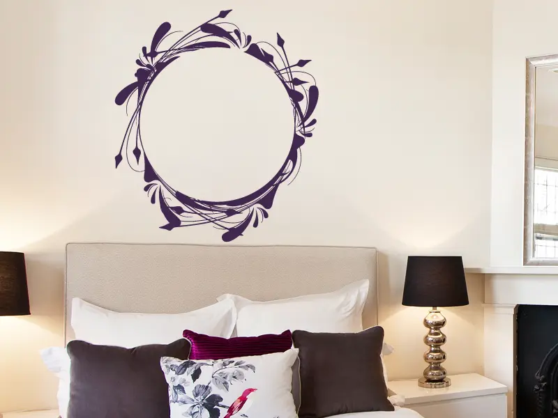 Sticker mural Cadres Cadre Design résultat en situation Sticker Cadre Design