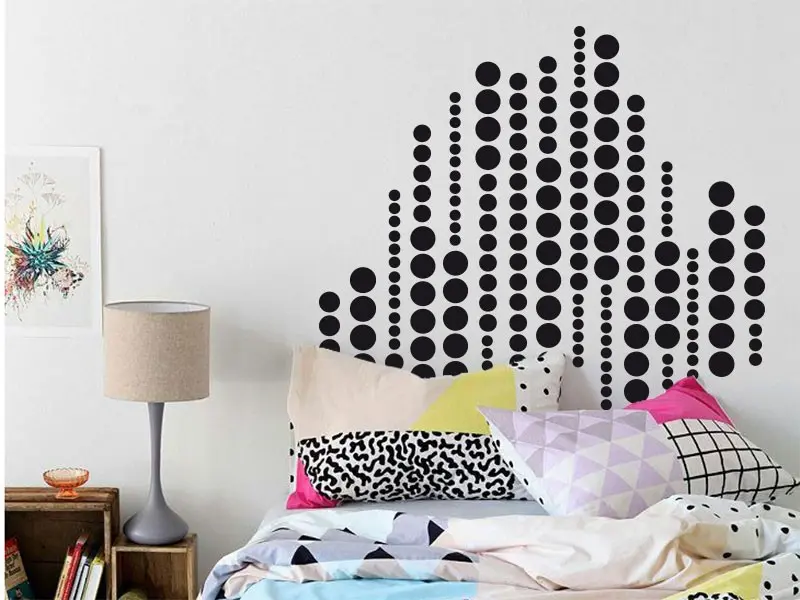 Sticker mural Pop Boules résultat en situation
