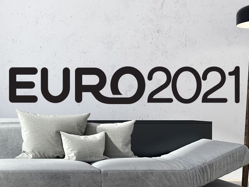 Autocolante de parede Futebol Euro 2021