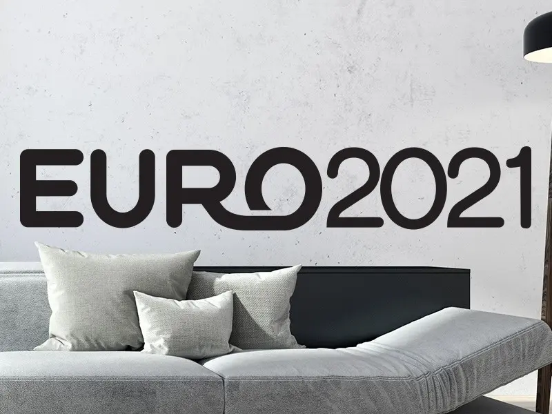Sticker mural Foot Euro 2021 résultat en situation