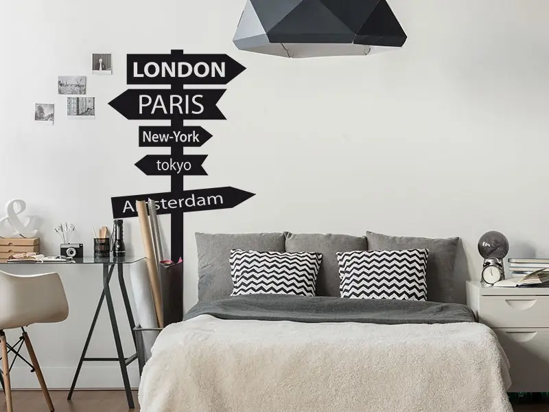 Sticker Panneau Direction Sticker Panneau Direction