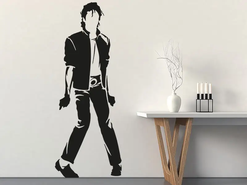 Autocolante de parede Mickel Jackson Thriller Autocolante de parede Mickel Jackson Thriller
