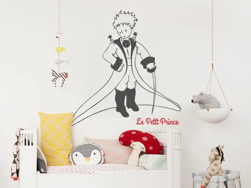 Sticker mural Petit Prince Le Petit Prince 4 résultat en situation Sticker Le Petit Prince 4