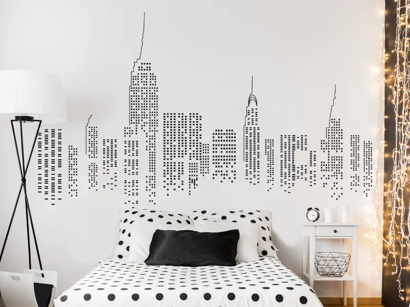 Sticker mural Paysages & Skylines New-York résultat en situation Sticker New-York
