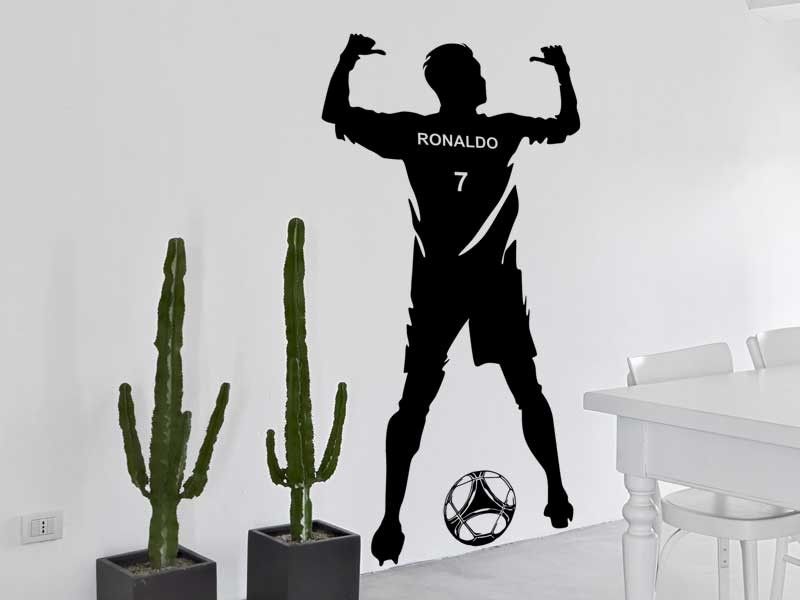 Sticker mural Joueur de Foot 2 résultat en situation