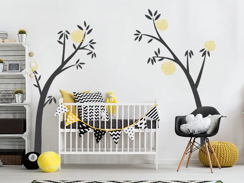 Autocolante Árvores Eucaliptos résultat en situation Autocolante Árvores Eucaliptos résultat en situation