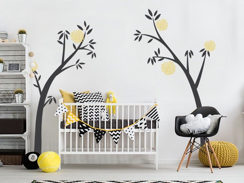 Sticker mural Arbres Eucalyptus résultat en situation