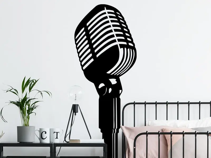 Sticker mural Partitions & Notes Micro résultat en situation gros plan Sticker Micro