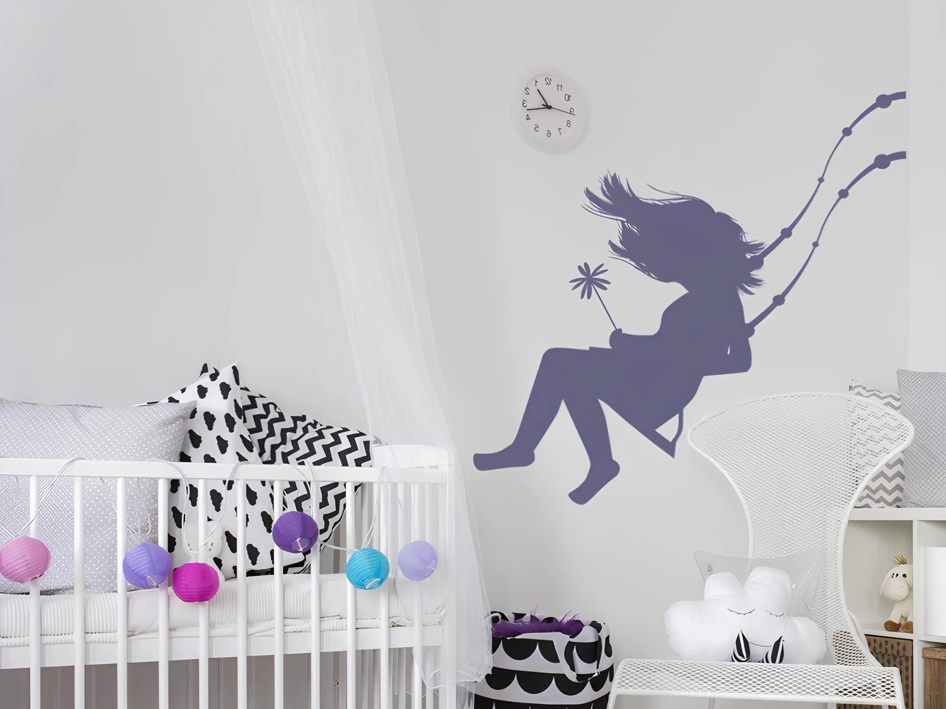 Autocolante Baloiço résultat en situation