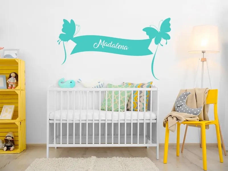 Sticker Banderole Papillons