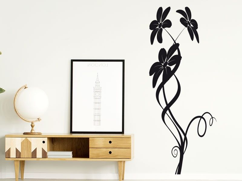 Autocolante de parede Flores Margaridas Design