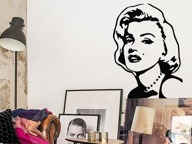 Autocolante de parede Marylin Monroe