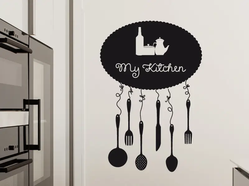 Autocolante de parede My Kitchen Autocolante de parede My Kitchen