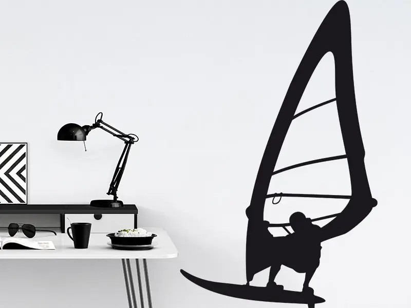 Sticker mural Autres Sports Planche à Voile résultat en situation gros plan Sticker Planche à Voile