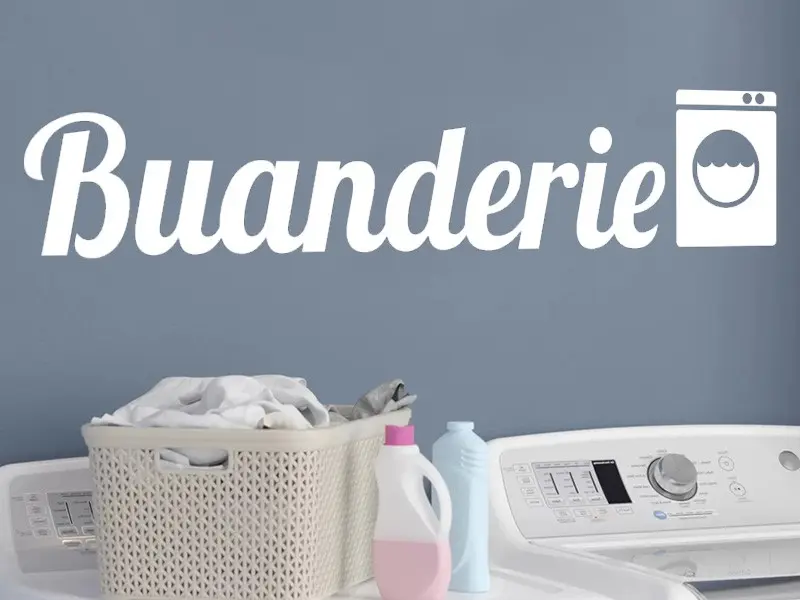 Sticker Buanderie 3