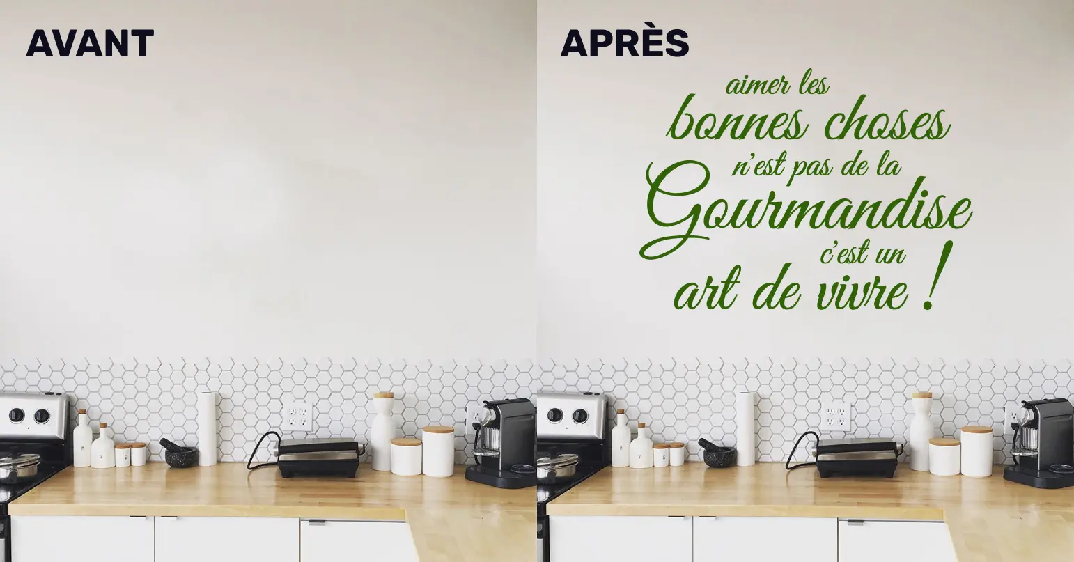 Modifier un mur de cuisine sans carrelage, sans chantier.